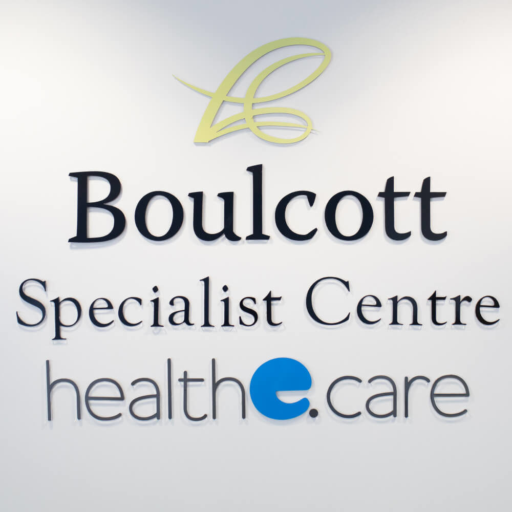 Picture of Boulcott Hospital logo and sign