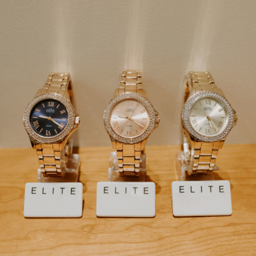 Picture of three gold elite watches