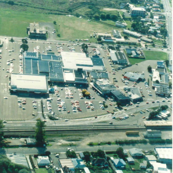 Aerial view of Coastlands mall