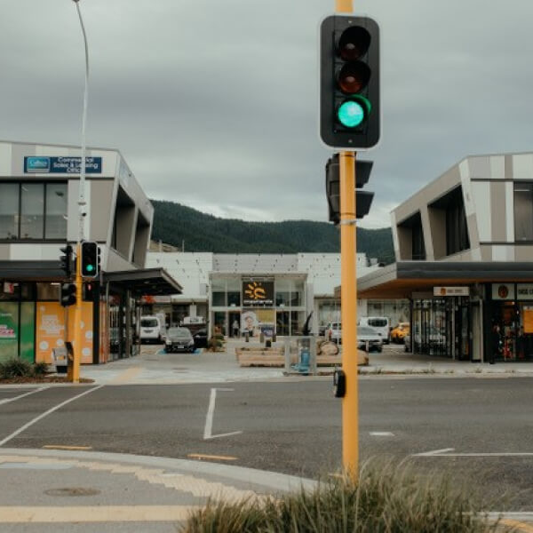 Picture of Coastlands Mall taken from across the road